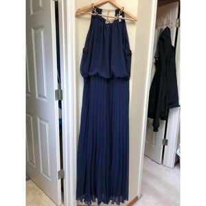 Bisou Bisou Michele Bohbot FloorLength Chain Dress